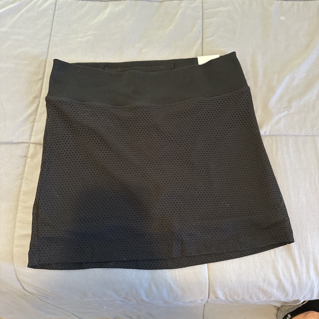 Pink Victoria's Secret Black Mini Skirt